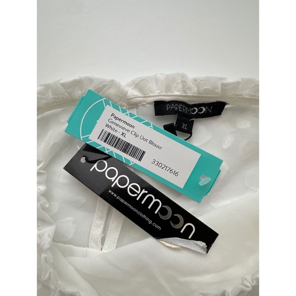 Papermoon Gennevieve Clip Polka Dot Blouse - Picture 9 of 12